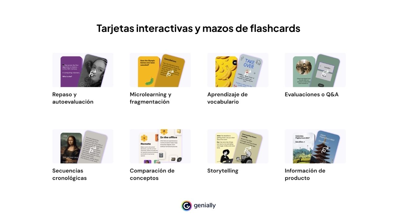 Tarjetas interactivas